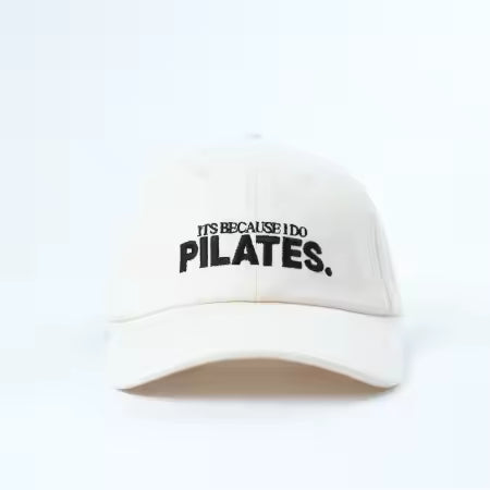 'I DO PILATES' Cap - Beige