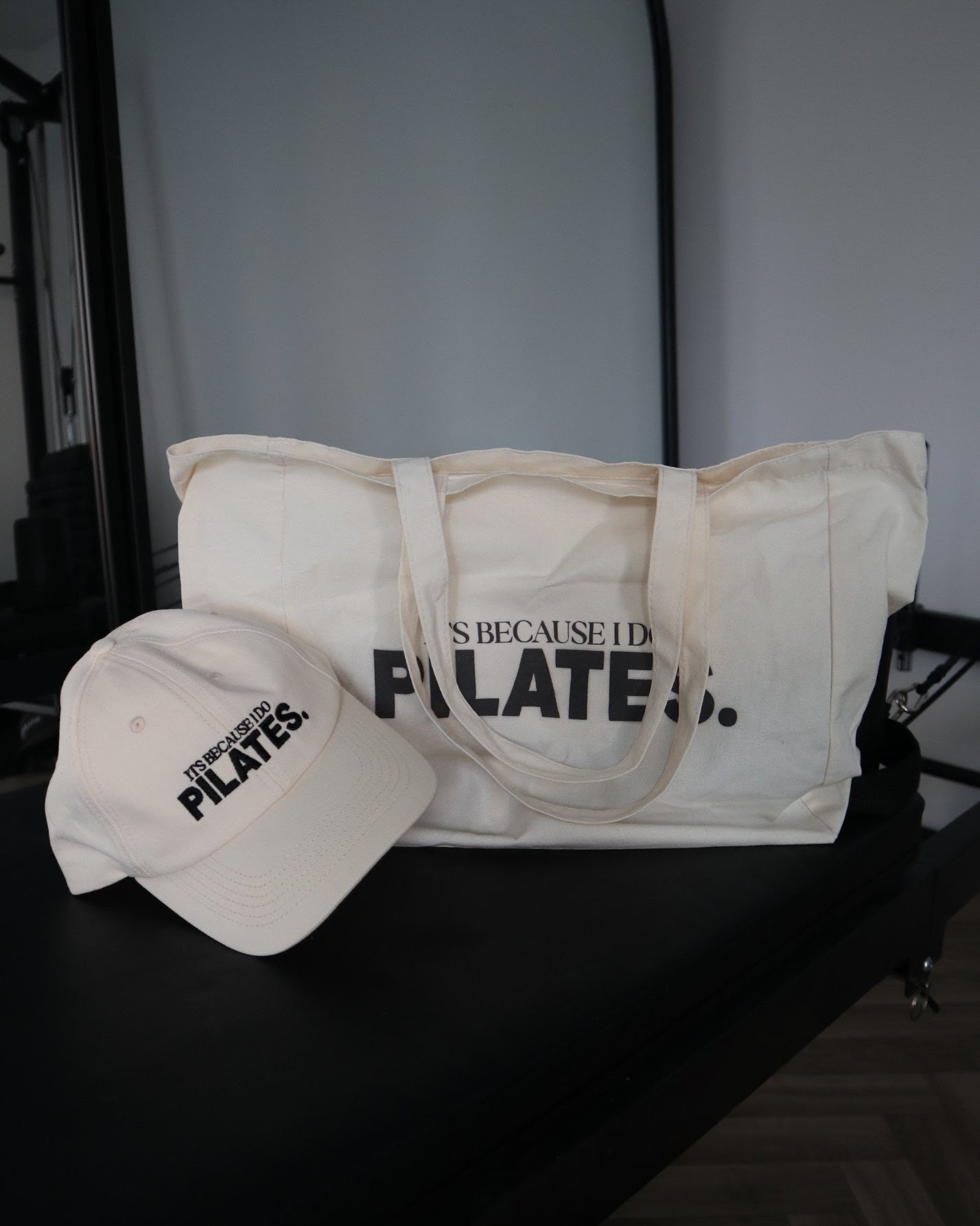 'I DO PILATES' Cap - Beige